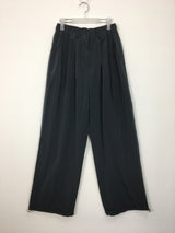 メタリックツータックワイドパンツ (3color)