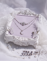 Art Nouveau Moon - necklace