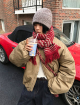 (WOOL) ROUGH DAMAGE KNIT