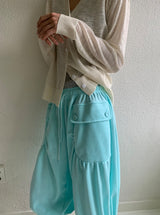 Capo Shirring Bermuda Pants