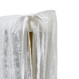 (2color) Wave Flower Lace Sheer Wrap Skirt