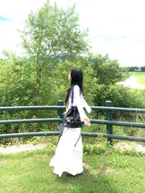  Garden Ethnic Lace Bustier & Long Maxi Skirt 2PCS SET (Ivory)