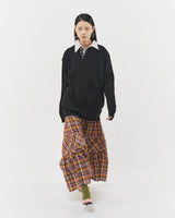 Bluesf merino wool henry neck knitwear - Black