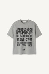 Pop-up vintage print T-shirt