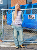 STAR STRIPE KNIT MINT