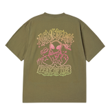 25SS グラデーションエイリアンショートスリーブTシャツ オリーブ