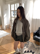 Urban cotton blouson jacket(2color)