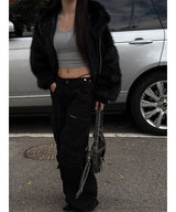 [Unisex] Fur 2way hood jumper(4color)