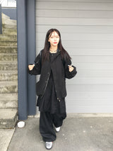 Classic Pintuck Flare Skirt (1c)