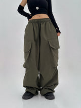 (UNISEX) WIDE BOX-POCKET LOOSE-FIT AUTUMN DENIM