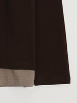 Moro Dual Layered Henley Neck Long Sleeve 4C