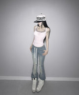 leo halter lace top (4colors)