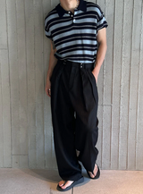 [S/S] Inconnect stripe kara half knit(3color)