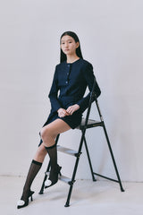 City Belted Jumpsuit_Navy