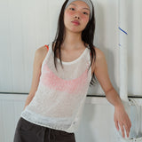 Paper Knit sleeveless white