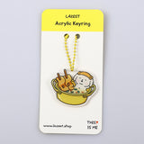 TTUMARO K-Food Double-Sided Acrylic Keychain