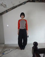curved volume pants