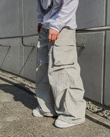 Bake Wide Cargo Pocket Nylon Pants