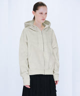 KNIT LAYERED HOODIE