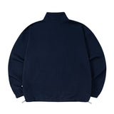 Huke x Nus. ハーフジップアップ（NAVY）