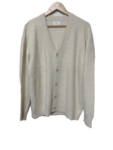 (UNISEX) シュガーパウダーオーバーサイズ5ボタンアンゴラカーディガン - NEW 2 COLOR