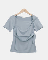 ビュレン レイヤードトップ ショートスリーブ Tシャツ