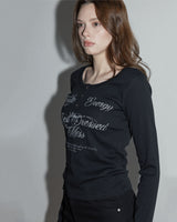 BDM Henley Neck Long Sleeve Black