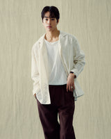 Stranger Classic Fit Lace Shirt (Cream)