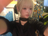 chiffon dot scarf
