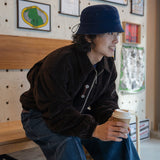 Corduroy bomber jacket / Brown