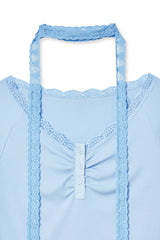レースscTシャツ (sky blue)