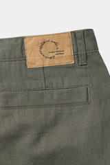 パネルドカーゴポケットヘリンボーンツイルショーツ (Washed Khaki)