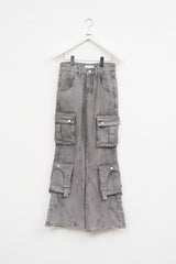 (W) Clog Flare Pocket Denim (2color)
