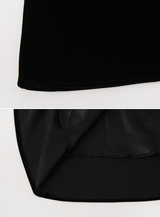 [SHOPPERMADE] Velvet Puff Mini Dress