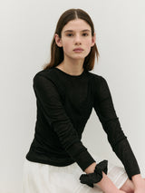 NUBASIC HAIR SCRUNCHIE BLACK