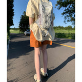 Funny nylon cargo pants