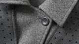 Mira Dot Scarf Wool Coat