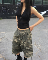 Mesh halter top