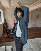 ピレンサイドシャーリングチェックシャツ