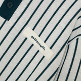 STRIPED POLO SWEATER