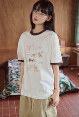 26SS★ コージーパピーリンガー半袖Tシャツ