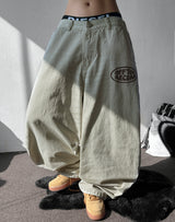 Willy Graphic Tattoo Print Balloon Pants 2color