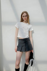PLEATS SKIRT (GREY)