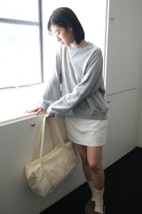 standard duffle bag (cream yellow)