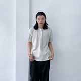 Faded Henley Short Sleeve Tee