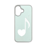 [MADE] MELODY PHONE CASE MINT (silver mirror bumper)
