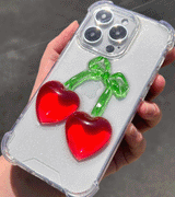 [no face] ribbon cherry case