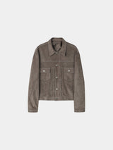 Trucker Colorblock Suede Jacket (3colors)