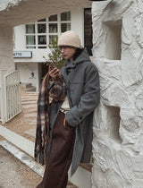 Atelier Hooded Wool Duffle Coat