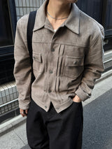 Add suede tracker jacket